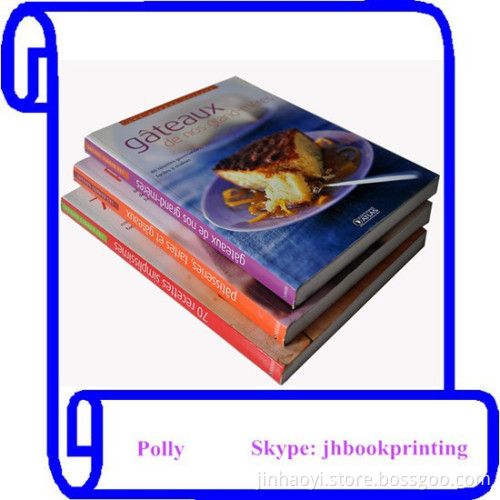 Professional Full Color hardcover spiral binding cooking book printing